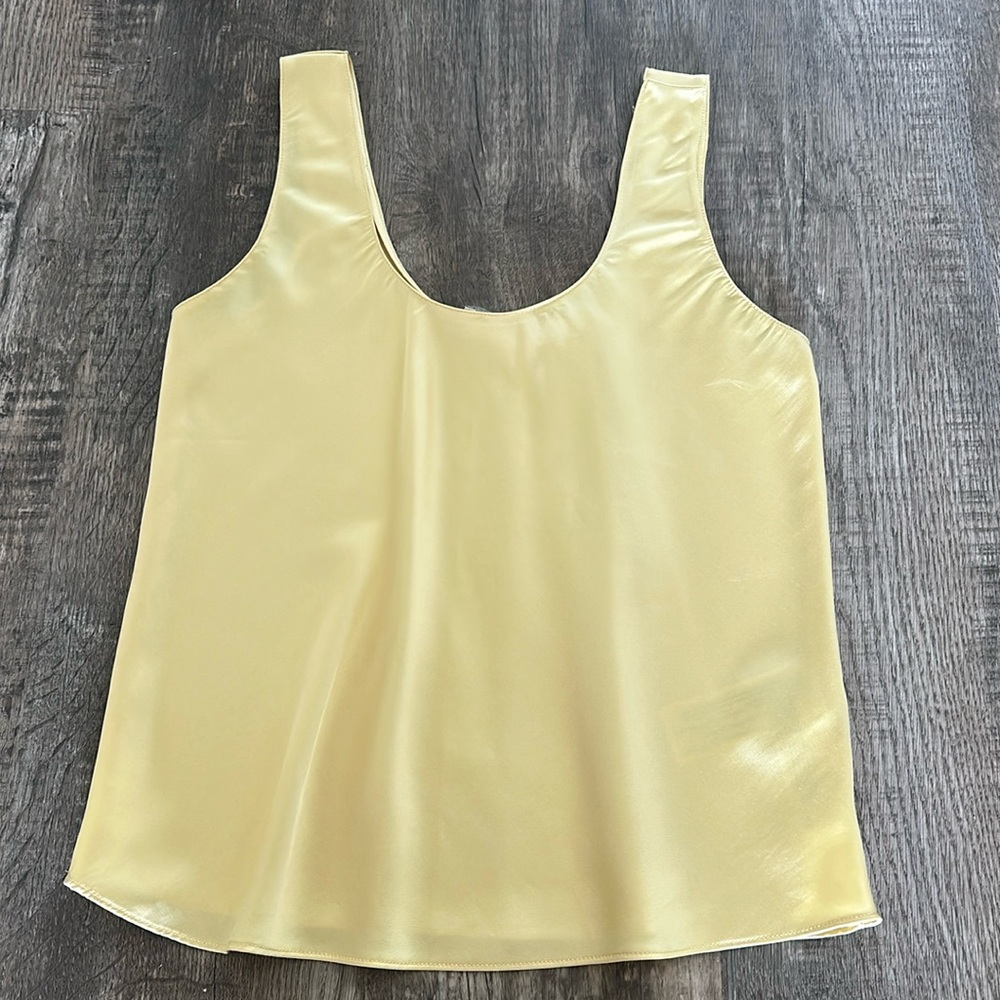 Satin Yellow Tank